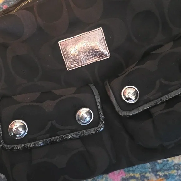 Coach 14570 Poppy Signature Jacquard - Picture 2 of 11